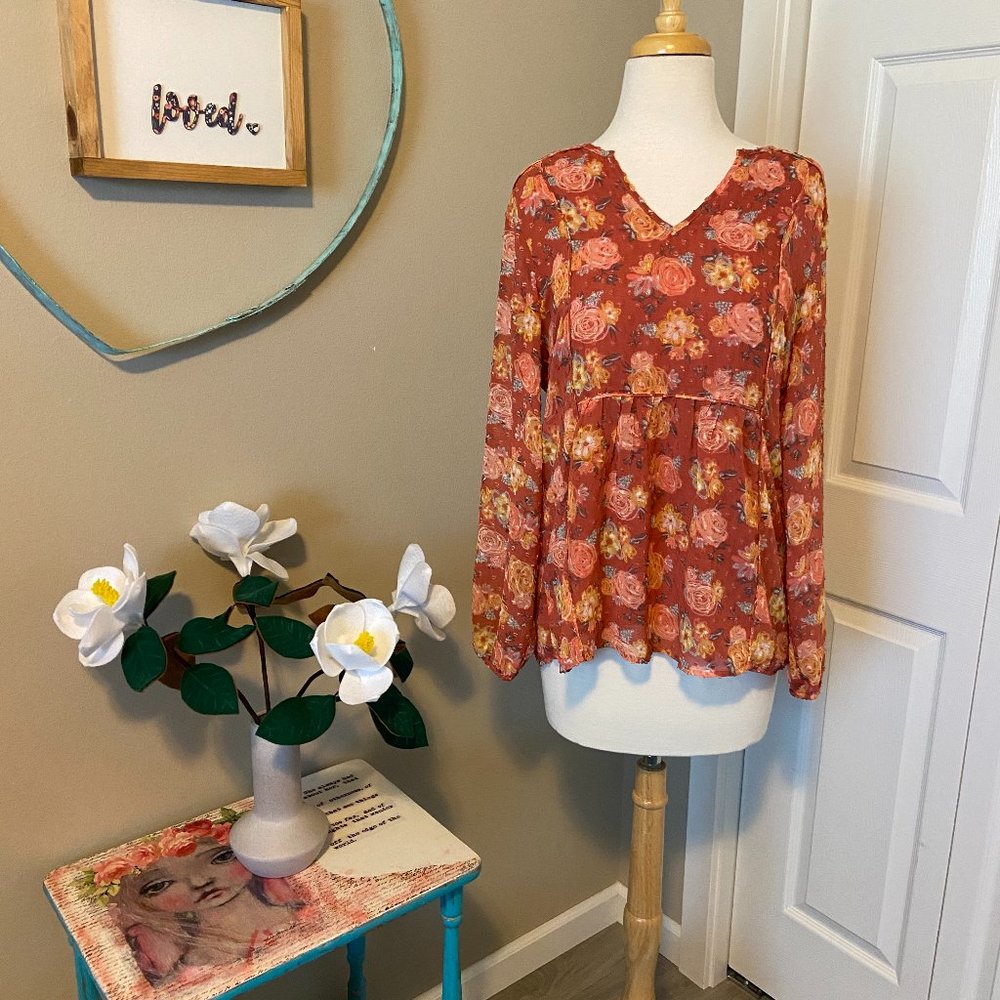 Matilda Jane Botanical Beauty Top - Size Medium